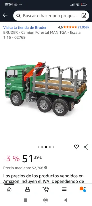 Camion Forestale MAN TGA Bruder