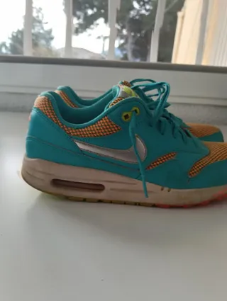 Zapatillas Nike Air Max Mujer Naranja y Turquesa