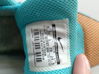 Zapatillas Nike Air Max Mujer Naranja y Turquesa