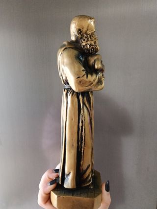 Statua San Pio con Gesù Bambino