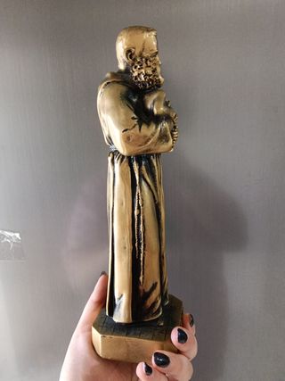 Statua San Pio con Gesù Bambino