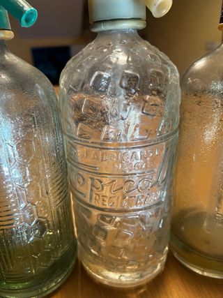 Lote de 8 sifones algunos serigrafiados