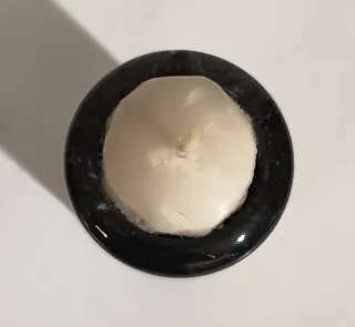 Frammenti di notte - portacandela in marmo nero