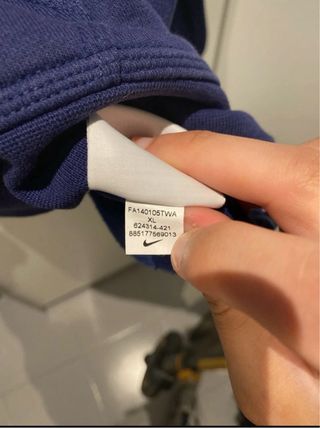 Sudadera FC Barcelona Nike Azul y Roja