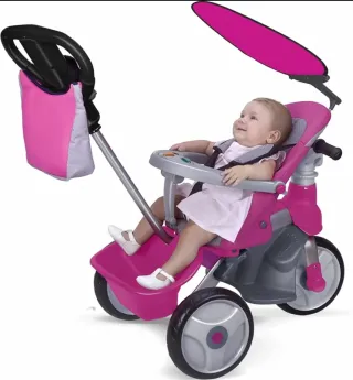 Triciclo Evolutivo 3 en 1 Feber Rosa
