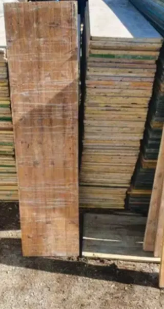 Tableros de encofrado de madera