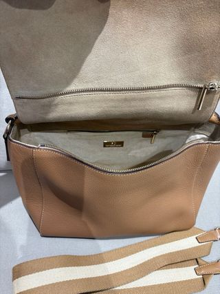 Bolso Purificación Garcia Beige/Marrón