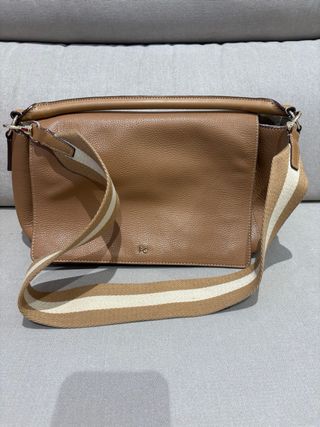 Bolso Purificación Garcia Beige/Marrón