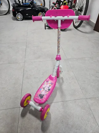 Patinete 3 Ruedas Minnie Mouse Rosa