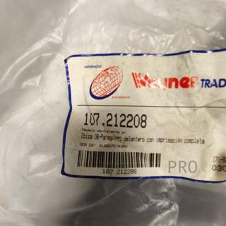 PARAGOLPES DELANTERO SEAT IBIZA NUEVO 107212208