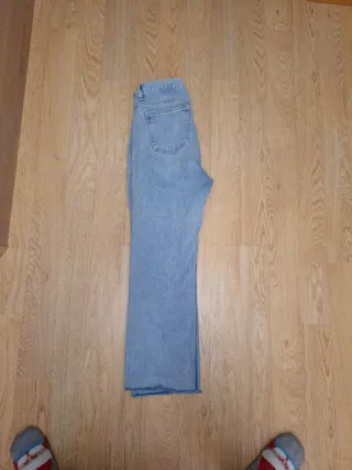 Pantalón vaquero azul recto