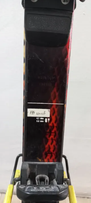 Esquís Dynamic con fijaciones