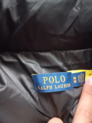 Abrigo Negro Polo Ralph Lauren