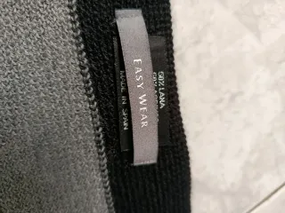 Bufanda Hombre Rayas Gris y Negro