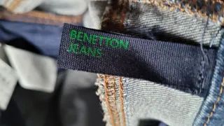 Falda vaquera Benneton azul