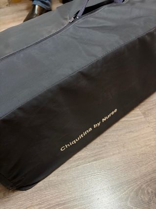 Minicuna para bebé gris + regalo parque cuna viaje