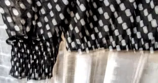 Blusa lunares manga larga