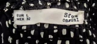 Blusa lunares manga larga