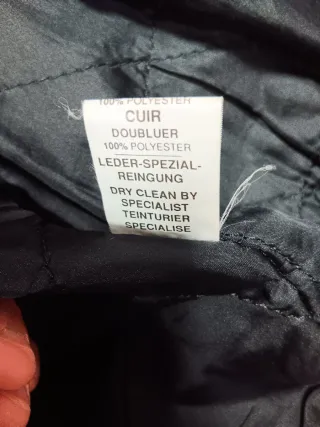 Giacca chiodo vera pelle nera