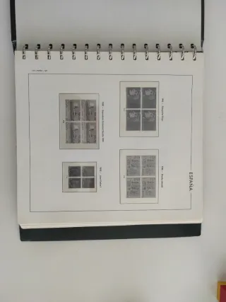 Suplemento Hojas Sellos Edifil 1992-1995 + album