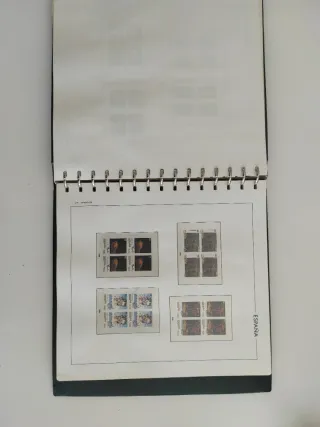 Suplemento Hojas Sellos Edifil 1992-1995 + album