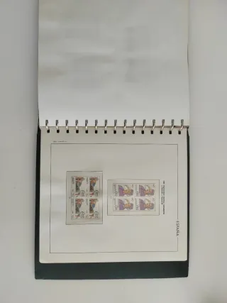 Suplemento Hojas Sellos Edifil 1992-1995 + album