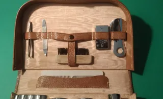 NECESER DE VIAJE CABALLERO " VINTAGE" / AÑOS 50