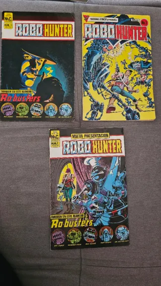 3 Cómics Robo Hunter