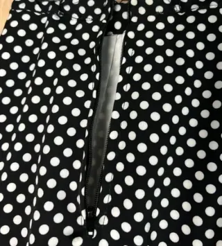 Falda flamenca volantes lunares talla 8