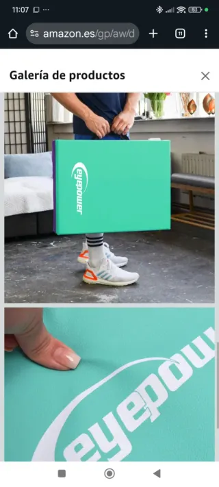 Esterilla/Colchoneta Gimnasia Plegable 180x60cm