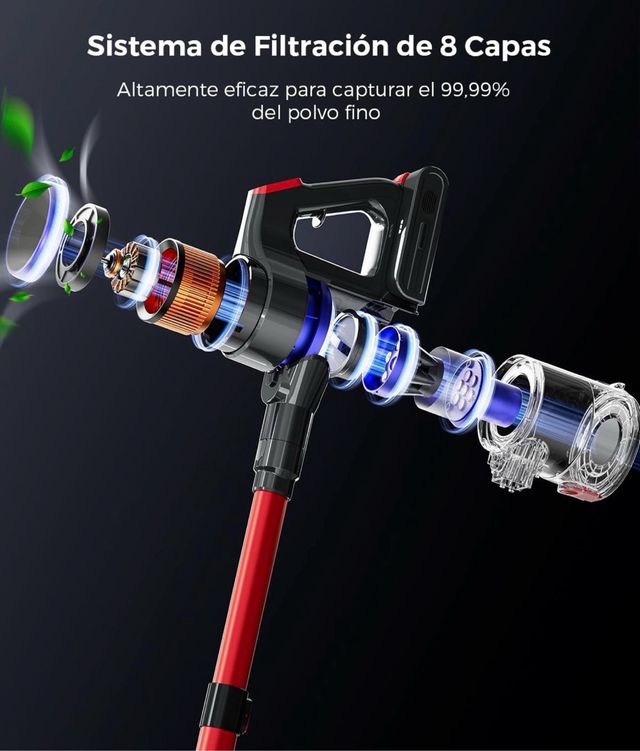 Aspiradora VACTechPro 48000Pa 550W 70Min 807MC Ref