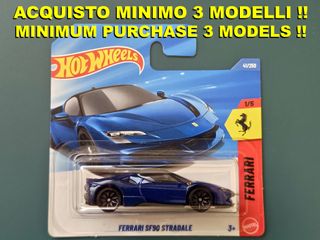 Hot Wheels Ferrari SF90 Stradale blu