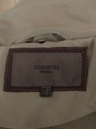 Chaqueta Cortefiel Beige Talla L