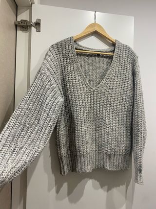 Jersey gris jaspeado kiabi T-S