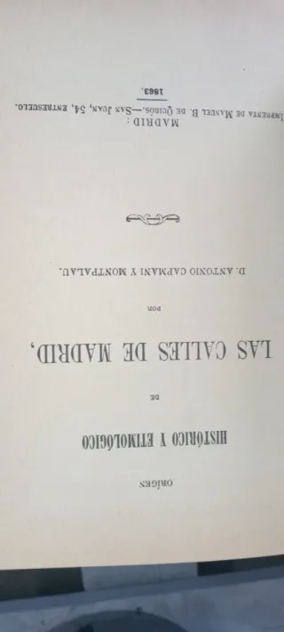 Colección Libros La Villa de Madrid