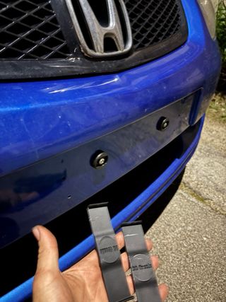 Portatarga auto rimovibile