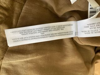 Chaleco de piel Massimo Dutti marrón