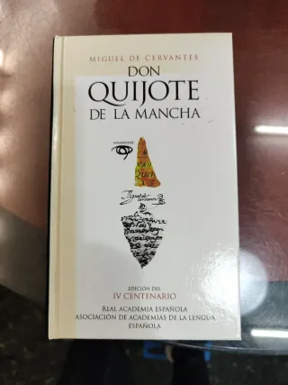 Libro Don Quijote, de las Academias