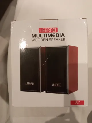 Altavoces LEERFEI Multimedia Madera