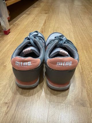 Zapatillas Mujer Gris y Rosa