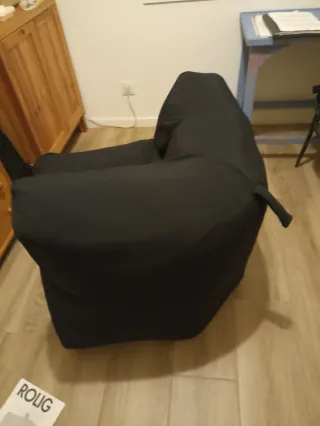Poltrona gonfiabile Ikea nera