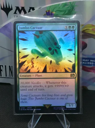 MTG Final Fantasy Jumbo Cactuar R #191 Foil
