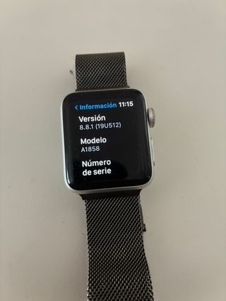 Apple Watch Series 3 38mm Plata