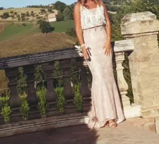 Vestito Sirena Dive & Divine Macramé/Paillette