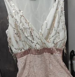 Vestito Sirena Dive & Divine Macramé/Paillette