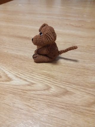 Cagnolino uncinetto labrador bomboniera portachiav