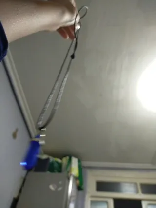 Collar con colgante azul. solo los vendo en Soria