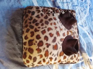 Cojín térmico Alejan pies estampado leopardo