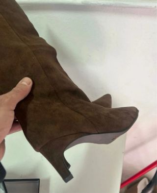 Stivali donna marrone con zip tg 39 nuovo