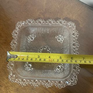 Cenicero Vintage Cristal Grabado